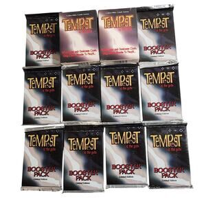 Tempest Of The Gods Starter Decks CCG & Booster Packs Lot Of 12 Limited Ed. New